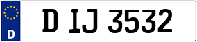 Truck License Plate